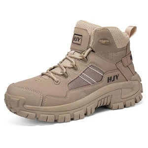  Herren Outdoor Atmungsaktiv Wanderschuhe Leicht Rutschfest Desert Stiefeletten - Bild 1 von 27