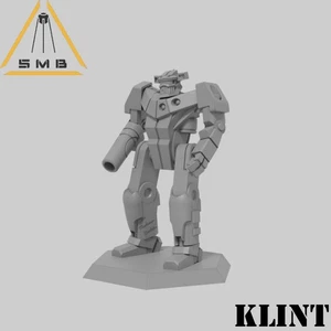 Clint CLNT-2-3T | Sir Mortimer Bombito | Miniatura stampata in 3D per Battletech - Foto 1 di 4