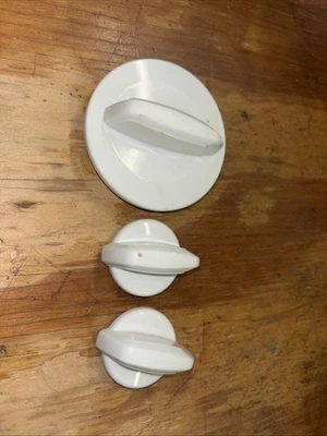 Juego de 3 perillas de secadora eléctrica Amana Foto 1 de 2