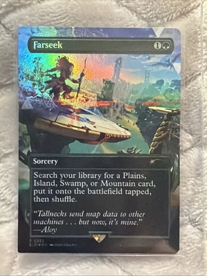 Farseek - Foil Secret Lair Drop - Mtg PlayStation Drop  ERROR CARD Miscut NM MTG - Image 1 of 4