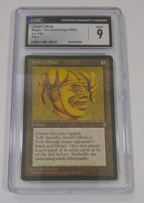 MTG Jester's Mask CGC 9 NM Mint Ice Age Reserved List Vintage Graded - Image 1 of 4