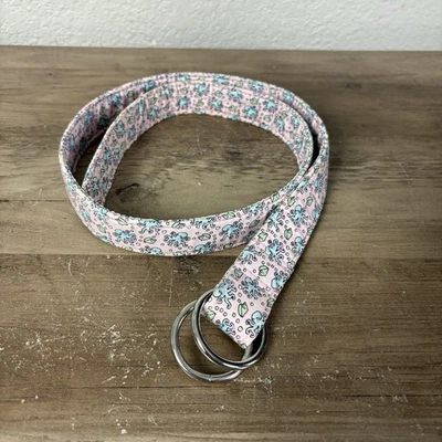 Vineyard Vines Belt Size S Pink Octopus Double D Ring - Image 1 of 4