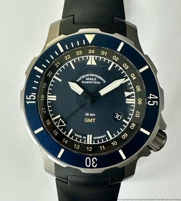 Muhle Glashutte Seebataillon GMT модель M1-28-62-KB. Без резерва  - Изображение 1 из 4