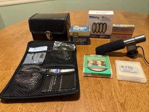 Kamera Zubehör Objektive Filter Koffer Mikrofon Verlängerungsrohr Set siehe Bilder! - Bild 1 von 11