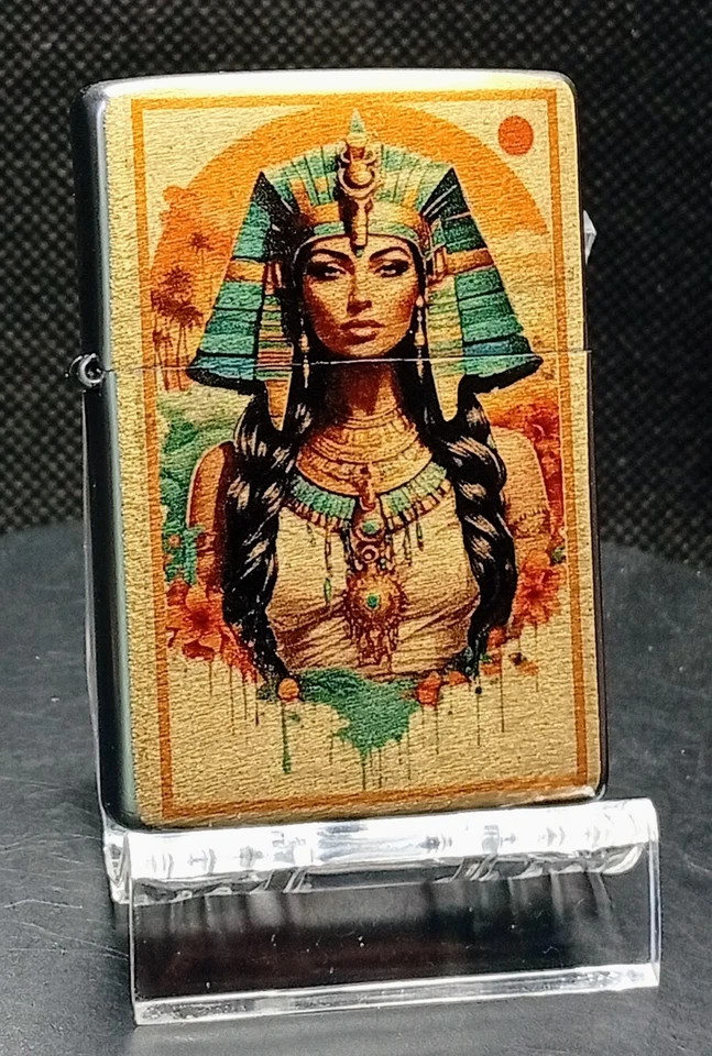 Zippo /  ein original Zippo aus der Gold-Case Fan Edition / Kleopatra - Bild 1 von 4