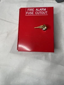 MEAD Fire Alarm Fuse Cut-Out Box with lock/keys New Fast Shipping - Picture 1 of 16