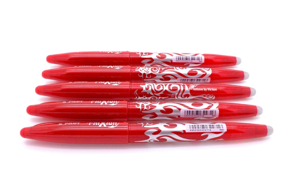 Pilot Frixion 2260002 Tintenroller rot 5er-Sparpack