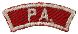 Pennsylvania State RWS a righe rosse e bianche (cucite) [QR-1943] - Foto 1 di 1