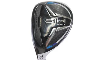 TaylorMade SIM Max 4 Hybrid 22° Regular Left-Handed Graphite #37283 Golf Club - Picture 1 of 5