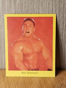 1999 Cardinal WWF KEN SHAMROCK Wrestling Trivia Game Card Series 2 WWE UFC MMA - Picture 1 of 3
