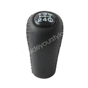 Black Manual 5 Speed Leather Gear Shift Knob For Toyota 4Runner Hilux Prado - Picture 1 of 6