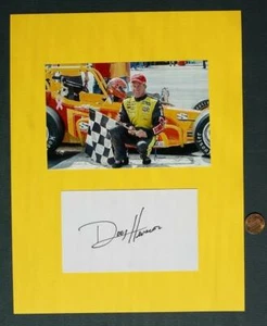 NASCAR & Indy 500 Driver Doug Heveron signed autographed Card & photo set NICE-- - Picture 1 of 1