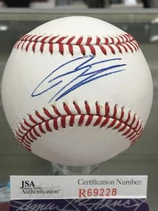 Gleyber Torres signierter Sweet Spot Baseball New York Yankees JSA COA ~ R69228 - Bild 1 von 1