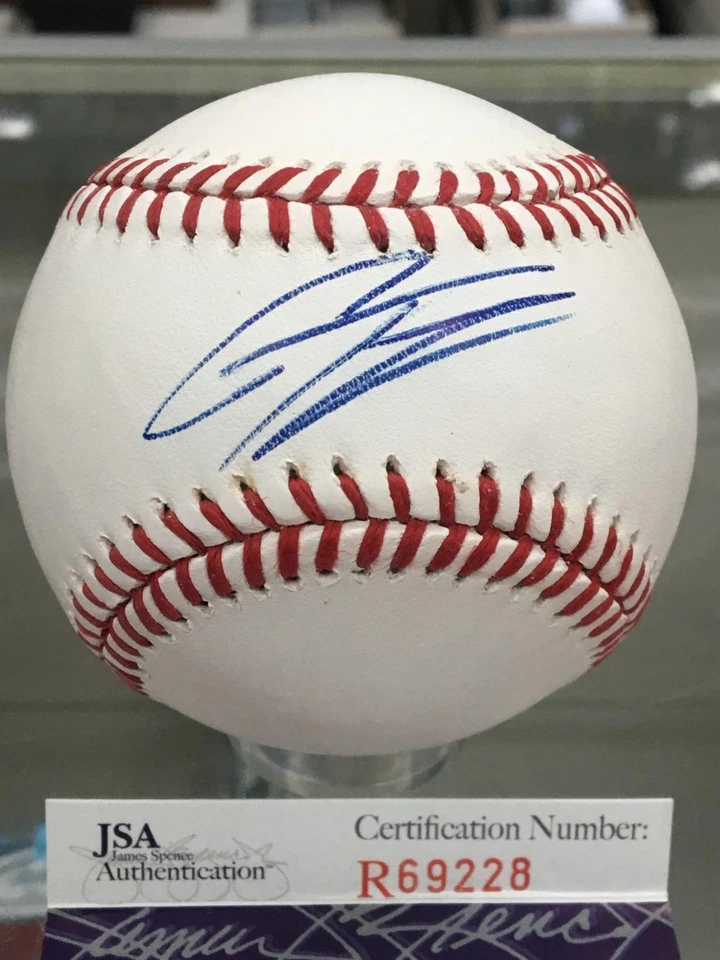 GLEYBER TORRES Autographed Sweet Spot Baseball New York Yankees JSA COA ~ R69228 - Image 1 of 1