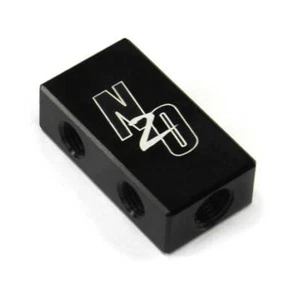 Nitrous Outlet Compact 2 in 4 Out Distribution Block w/ sensor port location. - Picture 1 of 1