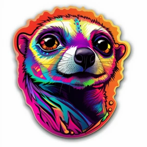 Autoaufkleber Sticker Erdmännchen Aufkleber - Picture 1 of 1