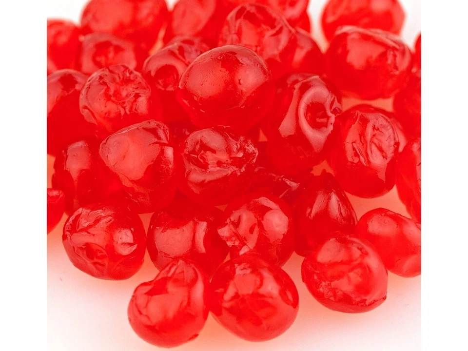 Whole Red Cherries Glazed Candied Fruit 1 Pound