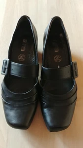 Schöne Schuhe Pumps Ara Gr. 40 Leder Luftpolster Weite G schwarz gut erhalten - Bild 1 von 10