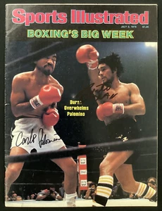 Roberto Duran Signed Sports Illustrated 7/2/79 No Label Boxing Palomino Auto JSA - Picture 1 of 5
