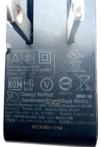 Genuine Microsoft Surface 1623 1751 13W AC Power Adapter Wall Charger – No CABLE - Picture 1 of 3