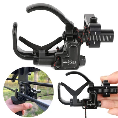 Archery CompoundBow Arrow Rest Aluminum Micro Adjustable Drop Away Shooting Hunt - Image 1 of 4