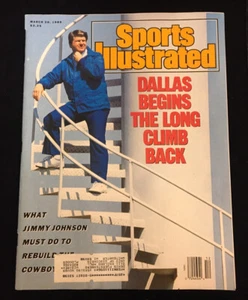 Sports Illustrated March 20 1989 Jimmy Johnson Dallas Cowboys Football VTG VG - Picture 1 of 4