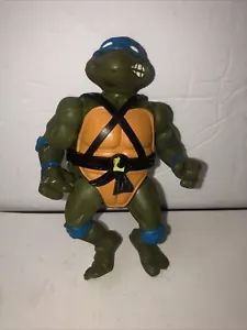 Vintage 1988 Leonardo HARD HEAD Teenage Mutant Ninja Turtles Playmates Toys TMNT - Picture 1 of 11