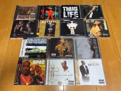 14 x CDS  2 Pac 2Pac All Eyez on Me ... some from Japan with obi - Bild 1 von 4