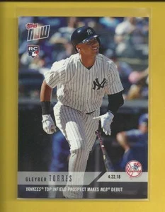 Gleyber Torres RC 2018 Topps NOW Rookie Card # 112 Print Run / 6552 N Y Yankees - Bild 1 von 3