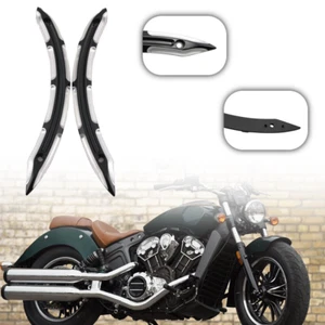 MOTORCYCLE BLACK BILLET FENDER STRUT KIT FOR INDIAN 15-20 SCOUT SIXTY FREE SHIP - Picture 1 of 11