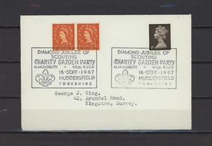 S50787 UK Cover Special CANC.SCOUT'S Diamond Jubilee Almondbury Huddersfield '67 - Bild 1 von 1