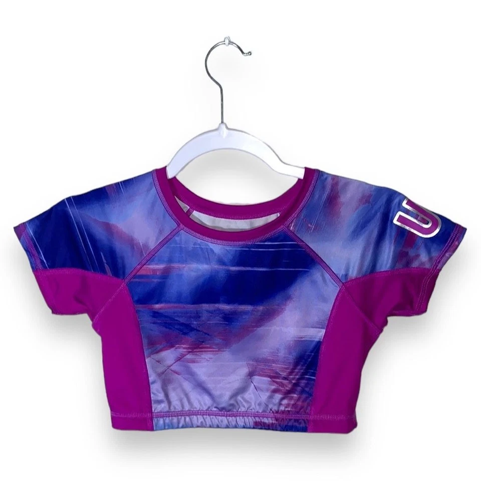 Under Armour Heatgear Fitted UPF 30 Two Piece Swim Suit Size Girls 12 - Image 1 of 4