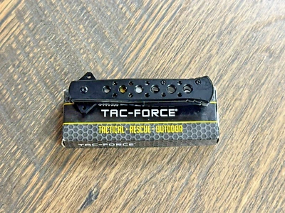 Cuchillo Plegable Tac Force Hoja de Acero Inoxidable de 3.12" con Mango de Aluminio Foto 1 de 4