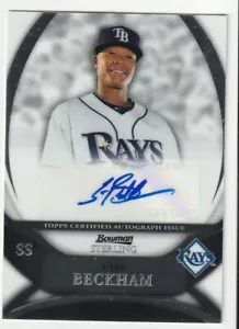 2010 Bowman Sterling Tim Beckham Tampa Bay Rays Autograph Auto Card - Picture 1 of 1
