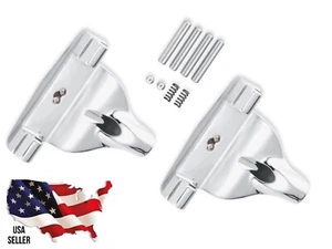 NEW Chrome Harley Passenger Footboard Supports Softail Heritage Classic 50501113 - Picture 1 of 4