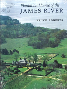 NEW Plantation Homes of the James River 1990 Bruce Roberts UNC Illustrated - Picture 1 of 1