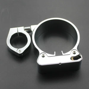 Soporte de reubicación Speedo de montaje lateral cromado para motocicleta 39 mm/16" para Harley XL883 - Imagen 1 de 9
