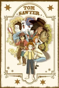 PLAQUE MÉTAL   tom sawyer    30 X 20 CM - Imagen 1 de 4