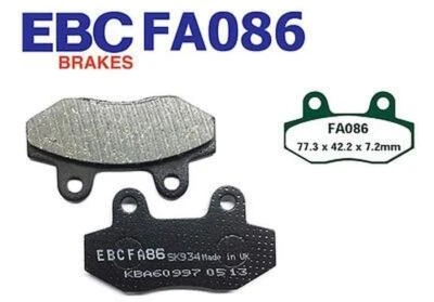 EBC Bremsbeläge FA086 für Honda MBX NSR 50 80 Hyosung XRX GV GT RT - Bild 1 von 2