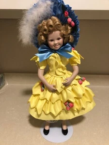 Shirley Temple Doll By Danbury Mint (No Box) 1994 ~ 20" Tall - Picture 1 of 4