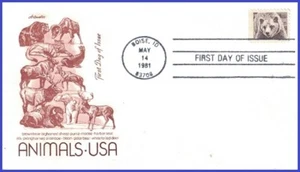 USA3 #1884 U/A ARTMASTER FDC   Brown bear - Picture 1 of 1