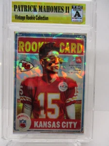 2024 Chiefs Vintage RC SP/99 Patrick Mahomes II Art Refractor NFLzcv rc - Foto 1 di 2