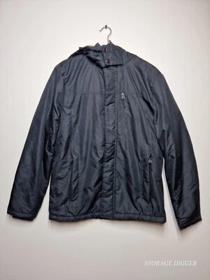 Куртка мужская OUTDOOR LIFE черная с капюшоном средний вес водонепроницаемая размер S/C - Изображение 1 из 4