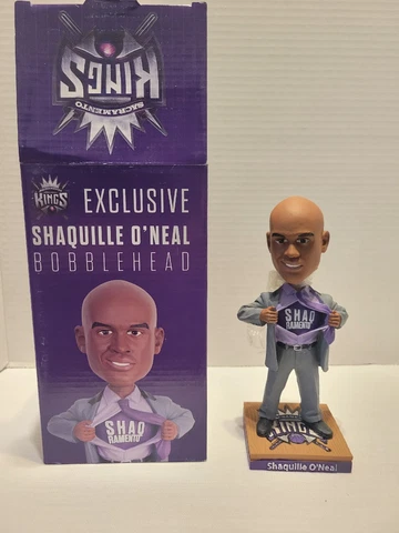 Sacramento Kings Shaq-ramento Shaquille O'Neal Exclusive Bobblehead RARE Cover