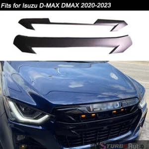 2Pcs Grille Trim Shield Deflector Guard Fits for Isuzu D-MAX DMAX 2020-2023 - Picture 1 of 8