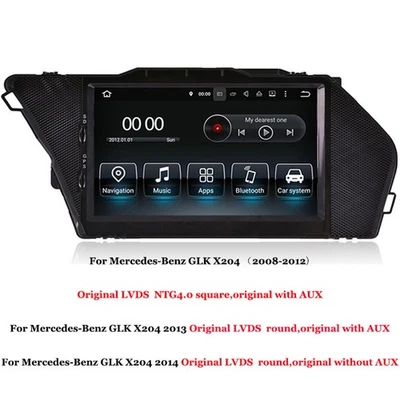 7"Android 12 Car Radio for Mercedes-Benz GLK X204 2008-2014 Carplay DSP GPS WiFi - Image 1 of 4