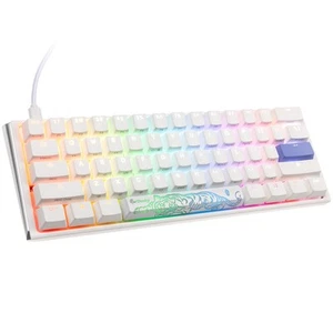 Ducky One 3 Classic Pure White Mini Gaming Tastatur, RGB LED - MX-Blue (US) - Bild 1 von 10