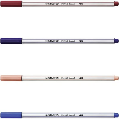 Pinselstift Pen 68 brush, schwarz STABILO 568/46 (4006381546065) - Bild 1 von 4
