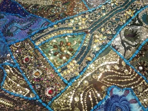 60" BODA REGALO DECORACIÓN TIRAR HOGAR DECORACIÓN TIRO DE OJOS REDONDO PARED COLGANTE TAPIZ - Imagen 1 de 13