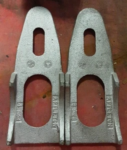 Appleton #CLB-400MN, 4" Malleable Iron Conduit Clamp Back  ~  NEW, Lot Of 2 - Picture 1 of 1